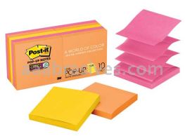 Post-it&trade; Super Sticky Pop-up Notes R330-10SSAU 3 in x 3 in 3M 7100099373