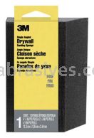 3M&trade; 7100101555 Drywall Sanding Sponge Single Angle 2-7/8x4-7/8x1 Fine