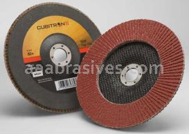3M&trade; 7100104890 7 x 7/8 80+ Grit 969F T27 Cubitron&trade; II Flap Disc