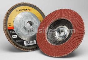 3M 7100104920 4 x 5/8 40+ Grit 969F T29 Cubitron II Flap Disc