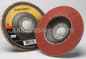 3M&trade; 7100104921 4-1/2 x 7/8 60+ Grit 969F T29 Cubitron&trade; II Flap Disc