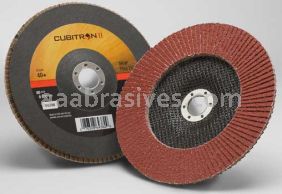3M&trade; 7100104923 7 x 7/8 40+ Grit 969F T27 Cubitron&trade; II Flap Disc