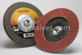 3M&trade; 7100104924 7 x 5/8-11 80+ Grit 969F T27 Cubitron&trade; II Flap Disc