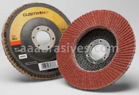 3M 7100104939 4-1/2 x 7/8 40+ Grit 969F T27 Cubitron II Flap Disc