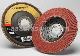 3M&trade; 7100104990 4-1/2 x 7/8 80+ Grit 969F T29 Cubitron&trade; II Flap Disc