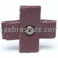 3M&trade; 7100105487 2 x 2 x 3/4 80 Grit X-wt 341D Cross Pad