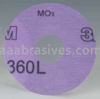 3M&trade; 7100112430 3 x 7/8 P800 Grit 360L Hookit&trade; Film Disc