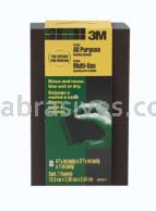 3M&trade; 7100113705 General Purpose Sanding Sponge Dual Grit 2-7/8x4-7/8x1 Fine/Medium