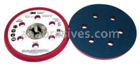 3M&trade; 7100119723 6 x 3/8 x 5/16-24 Stikit&trade; External D/F Low Profile Disc Pad 20454