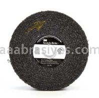 3M&trade; 7100137203 8 x 4 x 3 Scotch-Brite&trade; 9 S/C Fine Metal Finishing Wheel