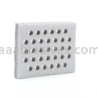 3M&trade; 7100138159 3 x 4 x 1/2 33-Holes Clean Sanding Interface Pad 28324