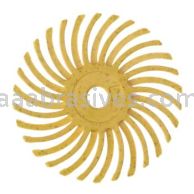 3M&trade; 7100138177 3” 80 Grit Scotch-Brite&trade; Roloc&trade; Radial Bristle Disc