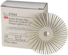 3M&trade; 7100138179 3 x 3/8 120 Scotch-Brite&trade; Radial Bristle Disc