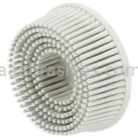 3M&trade; 7100138286 2” 120 Grit 07528 White Scotch-Brite&trade; Roloc&trade; Bristle Disc