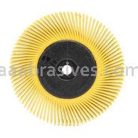 3M&trade; 7100138291 6 x 1/2 x 1 Scotch-Brite&trade; Radial Bristle Brush