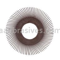 3M&trade; 7100138292 6” T-A 36 Grit Refill Scotch-Brite&trade; Radial Bristle Brush Replacement Disc