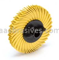 3M&trade; 7100138293 2 x 3/8 80 80 Grit Scotch-Brite&trade; Radial Bristle Disc Thin Bristle