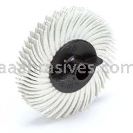 3M&trade; 7100138294 2 x 3/8 120 Scotch-Brite&trade; Radial Bristle Disc Thin Bristle
