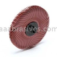 3M&trade; 7100138297 3 x 3/8 220 220 Grit Scotch-Brite&trade; Radial Bristle Disc