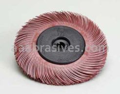 3M&trade; 7100138302 6” T-C 220 Grit Refill Scotch-Brite&trade; Radial Bristle Brush Replacement Disc