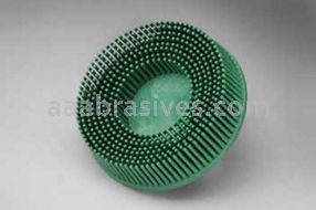 3M&trade; 7100138321 3 x 5/8 07526 Tapered CRS Scotch-Brite&trade; Roloc&trade; Bristle Disc