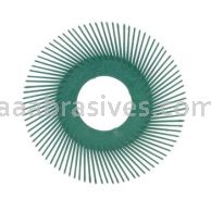 3M&trade; 7100138327 6” T-A 50 Grit Refill Scotch-Brite&trade; Radial Bristle Brush Replacement Disc