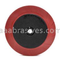 3M&trade; 7100138335 7 5/8 x 1 x 1-1/4 220 Grit Scotch-Brite&trade; Radial Bristle Brush with Flange