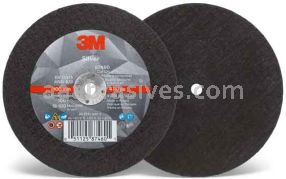 3M&trade; 7100139212 4 x .035 x 1/4 Type 1 Silver Cut-Off Wheel 87460