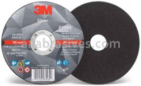3M&trade; 7100139228 4-1/2 x .045 x 7/8 Type 1 Silver Cut-Off Wheel 87465