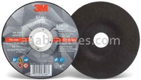 3M&trade; 7100139230 4-1/2 x .045 x 7/8 Type 27 Silver Cut-Off Wheel 87466