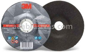 3M&trade; 7100139237 5 x .045 x 7/8 Type 27 Silver Cut-Off Wheel 87468
