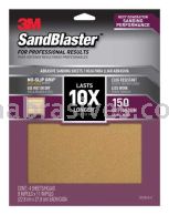 3M&trade; 7100140799 9 x 11 150 Grit SandBlaster&trade; Advanced Sanding Sheets w/ NO-SLIP&trade; GRIP