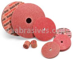 3M&trade; Scotch-Brite&trade; 7100142530 1 x 1 x 1/4 9C XCS Rapid Cut Unitized Wheel
