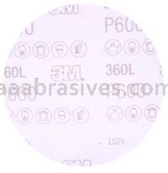 3M&trade; 7100142945 5" P600 Grit 360L Hookit&trade; Film Disc