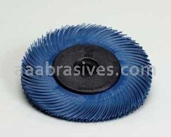 3M&trade; 7100143047 7-5/8” T-C 400 Grit Refill Scotch-Brite&trade; Radial Bristle Brush Replacement Disc