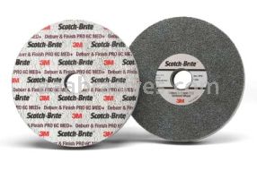 3M&trade; Scotch-Brite&trade; 7100143466 3 x 1 x 1/4 2S FIN Deburr and Finish PRO Unitized Wheel