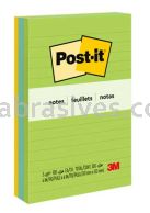 Post-it&trade; Notes 660-3AU 4 in x 6 in Jaipur Collection 3M 7100145162