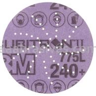3M&trade; 7100145460 3" 240+ Grit 775L Cubitron&trade; II Hookit&trade; Clean Sanding Film Disc