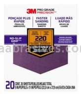 3M&trade; 7100149061 9 x 11 220 Grit Fine Pro Grade Precision&trade; Faster Sanding Sheets