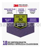 3M&trade; 7100149063 9 x 11 60 Grit Coarse Pro Grade Precision&trade; Faster Sanding Sheets