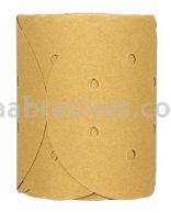 3M&trade; 7100152674 6” P80 Grit Stikit&trade; Gold Disc Roll Dust Free