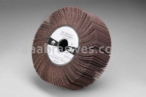 3M&trade; 7100167141 8 x 4 x 1-1/4 80 Grit XE-wt 244E Flap Wheel