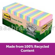 Post-it&trade; Notes 654R-24CP-AP 3 in x 3 in Helsinki Collection 3M 7100167708
