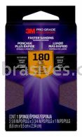3M&trade; 7100170054 Pro Grade Precision&trade; Faster Sanding Block Sponge 2-5/8x3.75x1 X-Fine