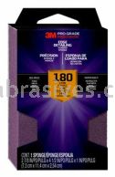 3M&trade; 7100170066 Pro Grade Precision&trade; Edge Detailing Dual Angle 2-7/8x4.5x1 Sanding Sponge X-Fine