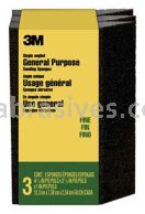 3M&trade; 7100175194 General Purpose Sanding Sponge Single Angle 2-7/8x4-7/8x1 Fine