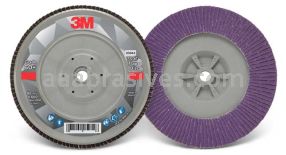 3M&trade; 7100177902 7 x 5/8-11 60+ Grit 769F T29 Flap Disc