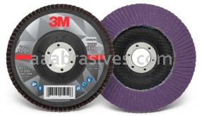 3M&trade; 7100177972 5 x 7/8 120+ Grit 769F T29 Flap Disc