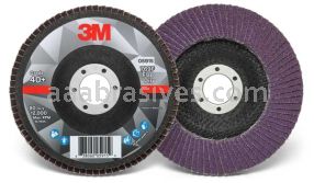 3M&trade; 7100178012 5 x 7/8 40+ Grit 769F T27 Flap Disc