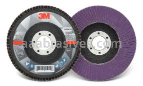 3M&trade; 7100178016 4-1/2 x 7/8 80+ Grit 769F T27 Flap Disc